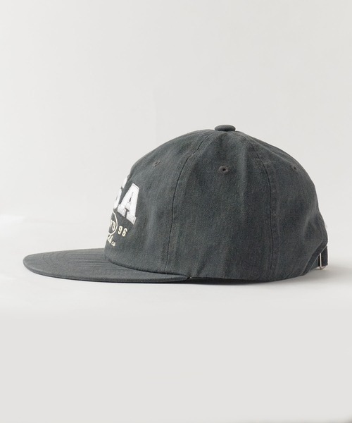 Chick(チック)の「USA Logo Embroidered Baseball Cap / USA ロゴ刺繍 ベースボールキャップ フラットバイザー レディース メンズ 2026年 夏 夏服(キャップ・レディース・ブラック/ブラウン/ベージュ/ネイビー/パープル・FREE)」の7枚目の写真