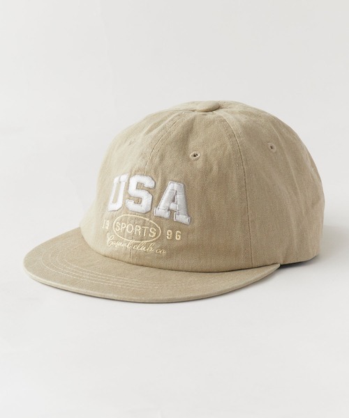 Chick(チック)の「USA Logo Embroidered Baseball Cap / USA ロゴ刺繍 ベースボールキャップ フラットバイザー レディース メンズ 秋 秋服 2026年秋冬(キャップ・レディース・ブラック/ブラウン/ベージュ/ネイビー/パープル・FREE)」の19枚目の写真