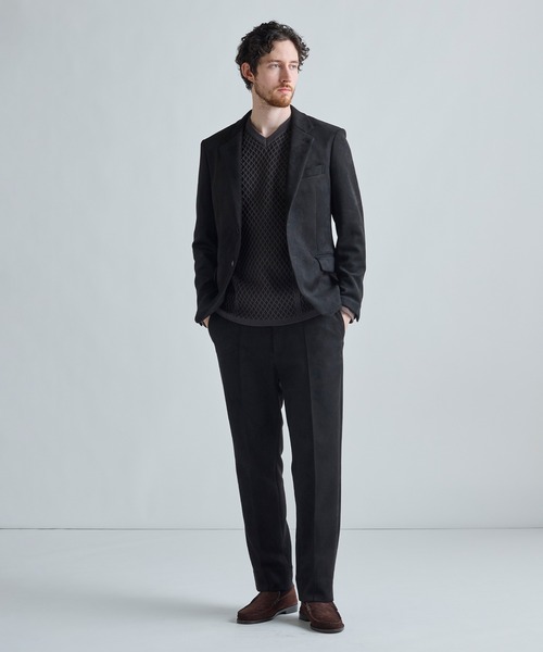 MEN'S BIGI(メンズビギ)の「フェイクスエードダンボール リラックスイージーパンツ(その他パンツ・メンズ・ブラック/ベージュ/チャコールグレー・03/04/02/01)」の9枚目の写真