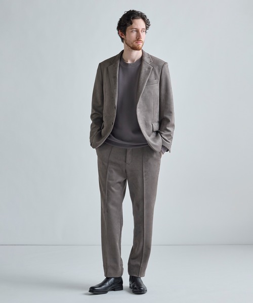 MEN'S BIGI(メンズビギ)の「フェイクスエードダンボール リラックスイージーパンツ(その他パンツ・メンズ・ブラック/ベージュ/チャコールグレー・03/04/02/01)」の8枚目の写真