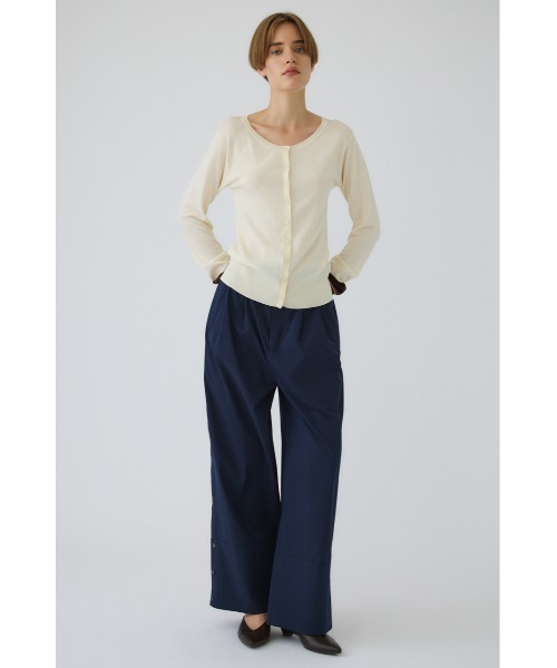RIM.ARK(リムアーク)の「Serene shirt pants(セリーンシャツパンツ)(その他パンツ・レディース・ホワイト/マルチ/ネイビー・38/36)」の3枚目の写真