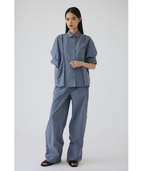 RIM.ARK(リムアーク)の「Serene shirt pants(セリーンシャツパンツ)(その他パンツ・レディース・ホワイト/マルチ/ネイビー・38/36)」の20枚目の写真