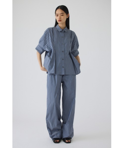 RIM.ARK(リムアーク)の「Serene shirt pants(セリーンシャツパンツ)(その他パンツ・レディース・ホワイト/マルチ/ネイビー・38/36)」の19枚目の写真