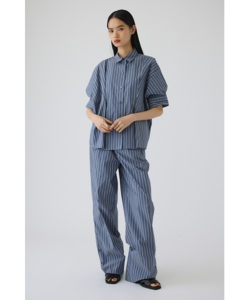 RIM.ARK(リムアーク)の「Serene shirt pants(セリーンシャツパンツ)(その他パンツ・レディース・ホワイト/マルチ/ネイビー・38/36)」の14枚目の写真
