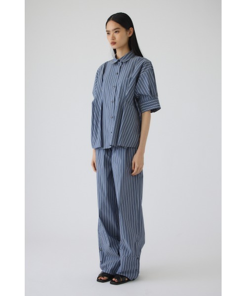 RIM.ARK(リムアーク)の「Serene shirt pants(セリーンシャツパンツ)(その他パンツ・レディース・ホワイト/マルチ/ネイビー・38/36)」の12枚目の写真