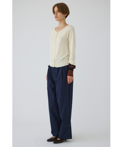 RIM.ARK(リムアーク)の「Serene shirt pants(セリーンシャツパンツ)(その他パンツ・レディース・ホワイト/マルチ/ネイビー・38/36)」の7枚目の写真