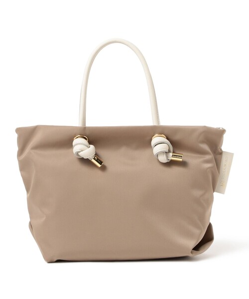 Demi-Luxe BEAMS（デミルクス ビームス）の「VIOLAd’ORO / BIANCA ナイロン トートバッグ S（トートバッグ・レディース・チャコールグレー/ライトブラウン/ブラウン系その他4・ONE SIZE）」の3枚目の写真