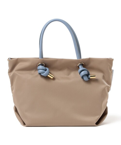 Demi-Luxe BEAMS（デミルクス ビームス）の「VIOLAd’ORO / BIANCA ナイロン トートバッグ S（トートバッグ・レディース・チャコールグレー/ライトブラウン/ブラウン系その他4・ONE SIZE）」の2枚目の写真