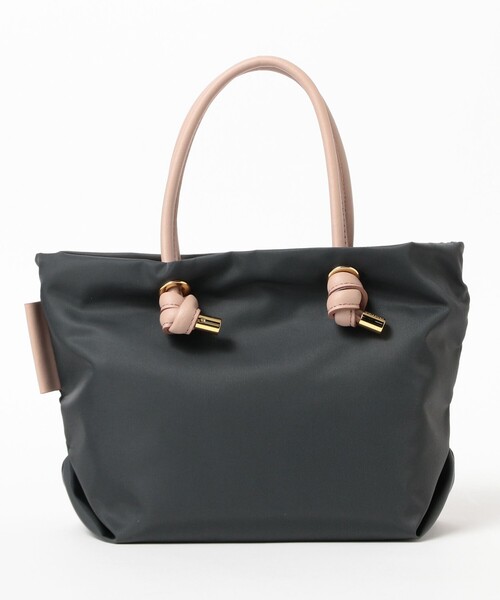 Demi-Luxe BEAMS（デミルクス ビームス）の「VIOLAd’ORO / BIANCA ナイロン トートバッグ S（トートバッグ・レディース・チャコールグレー/ライトブラウン/ブラウン系その他4・ONE SIZE）」の4枚目の写真