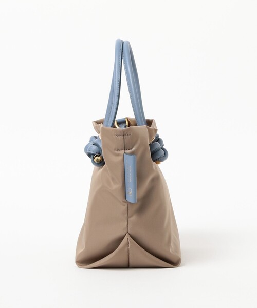 Demi-Luxe BEAMS（デミルクス ビームス）の「VIOLAd’ORO / BIANCA ナイロン トートバッグ S（トートバッグ・レディース・チャコールグレー/ライトブラウン/ブラウン系その他4・ONE SIZE）」の10枚目の写真