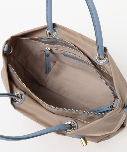 Demi-Luxe BEAMS（デミルクス ビームス）の「VIOLAd’ORO / BIANCA ナイロン トートバッグ S（トートバッグ・レディース・チャコールグレー/ライトブラウン/ブラウン系その他4・ONE SIZE）」の14枚目の写真