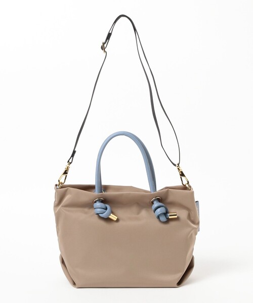 Demi-Luxe BEAMS（デミルクス ビームス）の「VIOLAd’ORO / BIANCA ナイロン トートバッグ S（トートバッグ・レディース・チャコールグレー/ライトブラウン/ブラウン系その他4・ONE SIZE）」の15枚目の写真