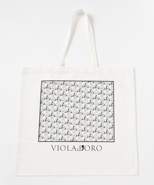 Demi-Luxe BEAMS（デミルクス ビームス）の「VIOLAd’ORO / BIANCA ナイロン トートバッグ S（トートバッグ・レディース・チャコールグレー/ライトブラウン/ブラウン系その他4・ONE SIZE）」の16枚目の写真