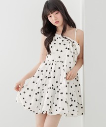 Heather ドット柄ミニワンピース Heather｜ヘザーのワンピース（ドット柄）通販 - ZOZOTOWN