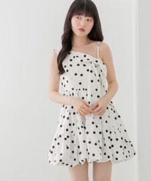 Heather ドット柄ミニワンピース Heather｜ヘザーのワンピース（ドット柄）通販 - ZOZOTOWN
