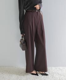 URBAN RESEARCH ROSSO WOMEN | 防シワハイウエストワイドスラックス(その他パンツ)