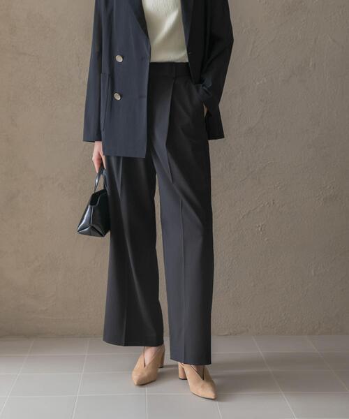 URBAN RESEARCH ROSSO WOMEN(アーバンリサーチ ロッソ)の「防シワハイウエストワイドスラックス(その他パンツ・レディース・ブラック/モカ/ブラウン・38/36/34/TALL)」の13枚目の写真