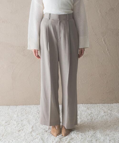 URBAN RESEARCH ROSSO WOMEN(アーバンリサーチ ロッソ)の「防シワハイウエストワイドスラックス(その他パンツ・レディース・ブラック/モカ/ブラウン・38/36/34/TALL)」の5枚目の写真