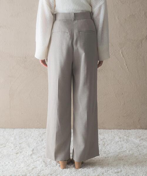 URBAN RESEARCH ROSSO WOMEN(アーバンリサーチ ロッソ)の「防シワハイウエストワイドスラックス(その他パンツ・レディース・ブラック/モカ/ブラウン・38/36/34/TALL)」の7枚目の写真
