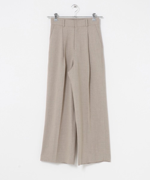 URBAN RESEARCH ROSSO WOMEN(アーバンリサーチ ロッソ)の「防シワハイウエストワイドスラックス(スラックス・レディース・ブラック/モカ・38/36/34/TALL)」の20枚目の写真