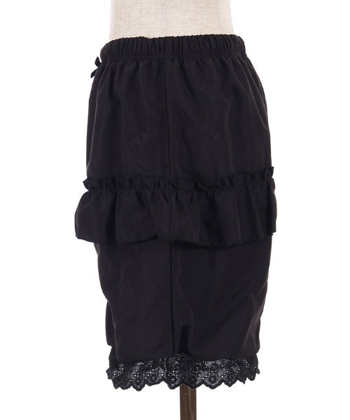 axes femme POETIQUE(アクシーズファムポエティック)の「コットンレースドロワーズ(その他パンツ・レディース・ホワイト/ブラック・MEDIUM)」の11枚目の写真
