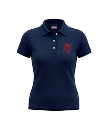 SupBaby by SUPPLIER Rhinestone Leopard Logo Polo Shirt