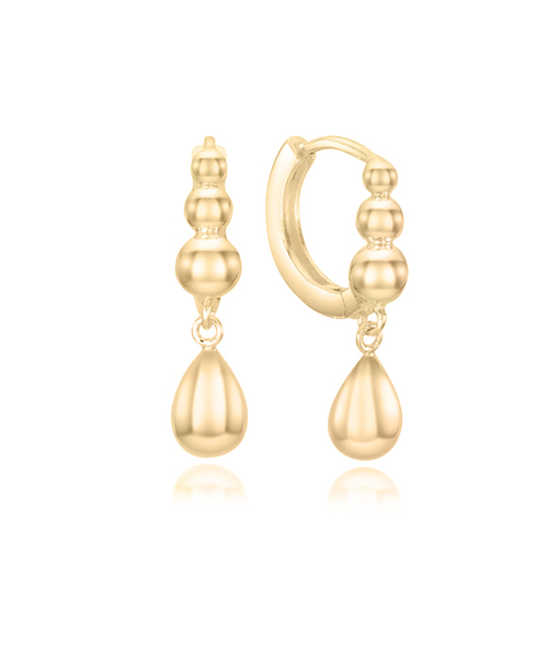 DENU(デヌ)の「goutte bubby earring(ピアス(両耳用)・レディース・シルバー/ゴールド・FREE)」の2枚目の写真