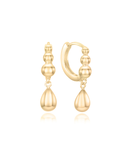 DENU(デヌ)の「goutte bubby earring(ピアス(両耳用)・レディース・シルバー/ゴールド・FREE)」の4枚目の写真