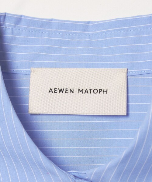AEWEN MATOPH(イウエン マトフ)の「<AEWEN MATOPH>パターン ペプラムシャツ ウォッシャブル(シャツ/ブラウス・レディース・ライトブルー/ブラック・FREE)」の18枚目の写真
