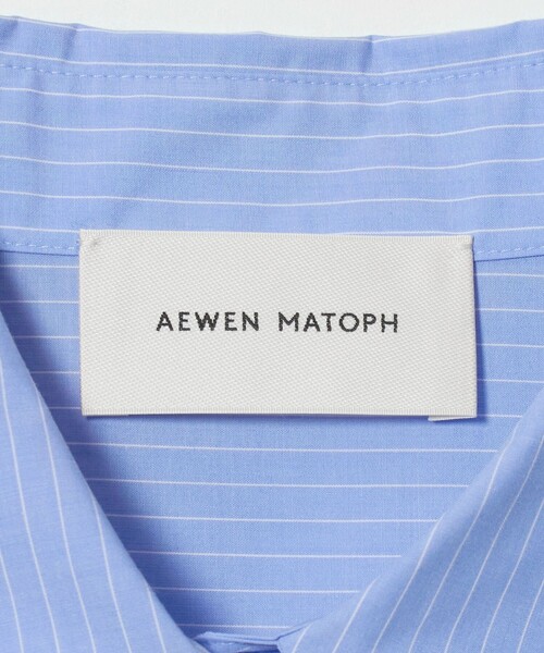 AEWEN MATOPH(イウエン マトフ)の「<AEWEN MATOPH>パターン ペプラムシャツ ウォッシャブル(シャツ/ブラウス・レディース・ライトブルー/ブラック・FREE)」の4枚目の写真