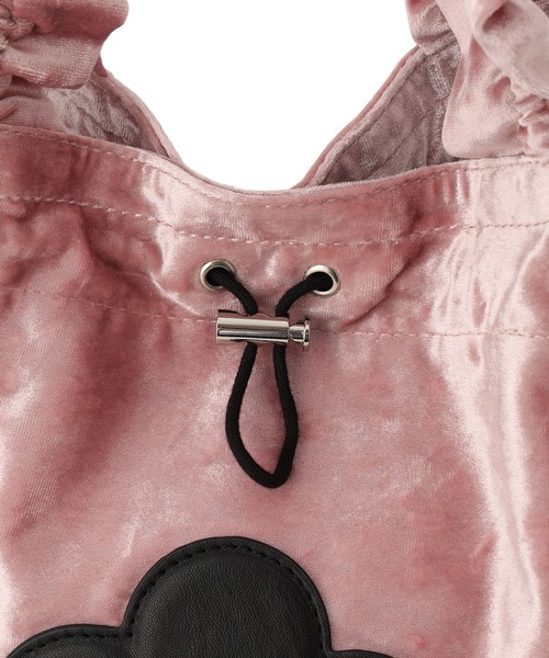 MARY QUANT（マリークワント）の「【MARY QUANT×VIS】フリルハンドルベロアトートバッグ（トートバッグ・レディース・ブラック/ピンク系その他2・FREE）」の11枚目の写真