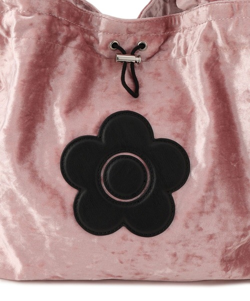 MARY QUANT（マリークワント）の「【MARY QUANT×VIS】フリルハンドルベロアトートバッグ（トートバッグ・レディース・ブラック/ピンク系その他2・FREE）」の10枚目の写真