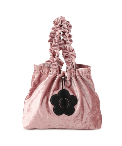 MARY QUANT（マリークワント）の「【MARY QUANT×VIS】フリルハンドルベロアトートバッグ（トートバッグ・レディース・ブラック/ピンク系その他2・FREE）」の8枚目の写真