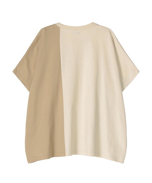 ZUCCa(ズッカ)の「(S)BICOLOR LOGO T(Tシャツ/カットソー・レディース・ブラック/ホワイト/ベージュ・M size)」の5枚目の写真