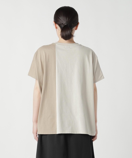 ZUCCa(ズッカ)の「(S)BICOLOR LOGO T(Tシャツ/カットソー・レディース・ブラック/ホワイト/ベージュ・M size)」の10枚目の写真