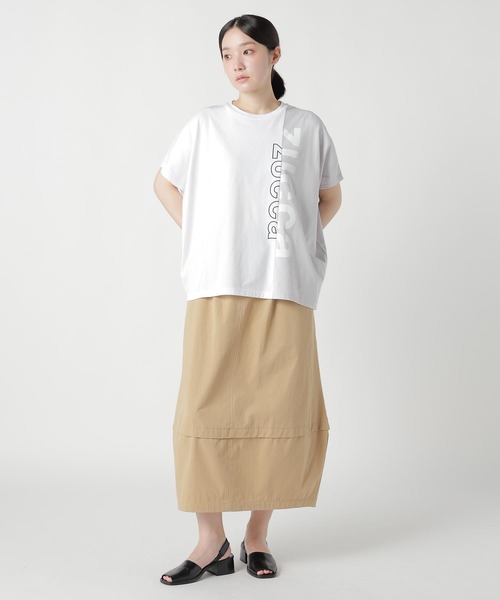 ZUCCa(ズッカ)の「(S)BICOLOR LOGO T(Tシャツ/カットソー・レディース・ブラック/ホワイト/ベージュ・M size)」の13枚目の写真