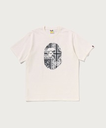 PAISLEY PATTERN APE HEAD TEE