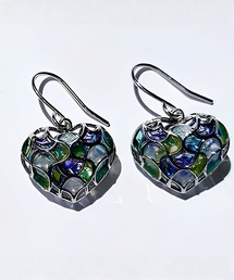 【モロッカンシリーズ】ハートモロッカン ピアス