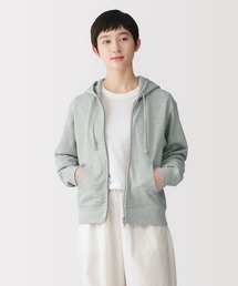 婦人 裏毛スウェットフルジップパーカ