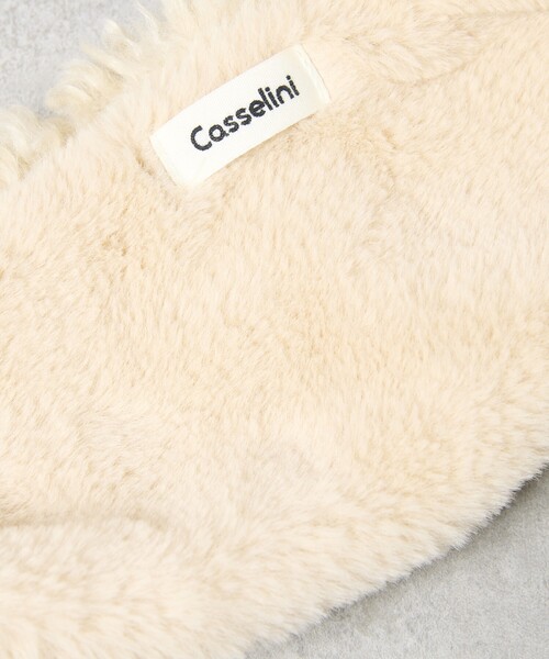 Casselini(キャセリーニ)の「【Casselini/キャセリーニ】ミニリボンティペット/マフラー/リボン(マフラー・レディース・ライトグレー/ダークブラウン/ピンク/アイボリー・フリー)」の17枚目の写真