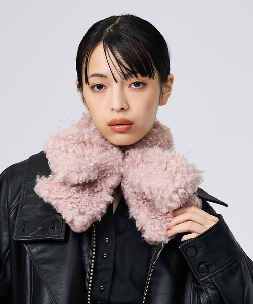 Casselini(キャセリーニ)の「【Casselini/キャセリーニ】ミニリボンティペット/マフラー/リボン(マフラー・レディース・ライトグレー/ダークブラウン/ピンク/アイボリー・フリー)」の20枚目の写真