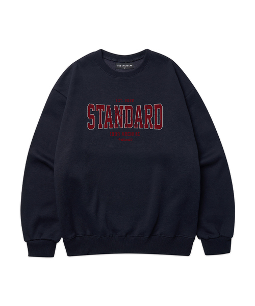 1989STANDARD(1989スタンダード)の「CRACK STANDARD スウェット (STMSTD-0257)(スウェット・メンズ・オートミール/ライトグレー/バーガンディー/ダークグレー/ネイビー/ブラック・MEDIUM/LARGE/X-LARGE)」の5枚目の写真