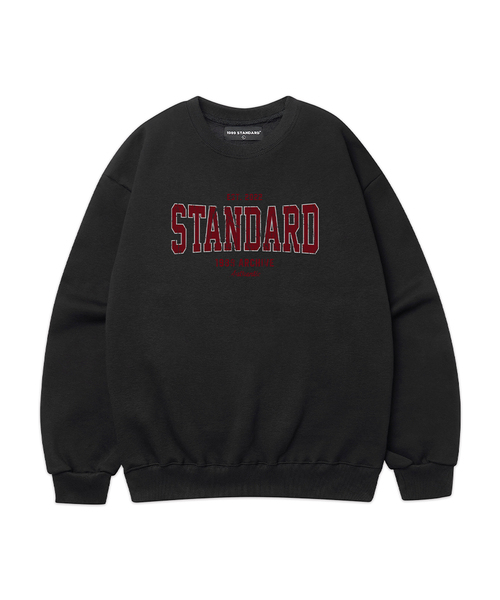 1989STANDARD(1989スタンダード)の「CRACK STANDARD スウェット (STMSTD-0257)(スウェット・メンズ・オートミール/ライトグレー/バーガンディー/ダークグレー/ネイビー/ブラック・MEDIUM/LARGE/X-LARGE)」の1枚目の写真