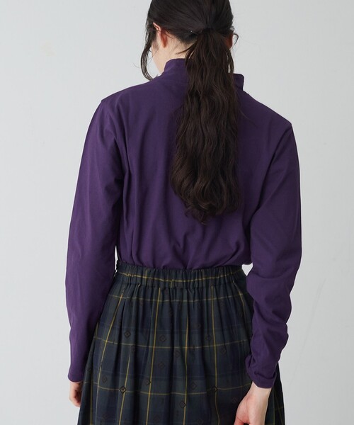 conges payes ADIEU TRISTESSE(コンジェ ペイエ アデュートリステス)の「フロッキープリントチェックスカート(スカート・レディース・グリーン系その他/ブラック系その他・38)」の14枚目の写真