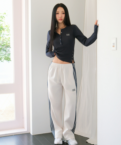 muahmuah（ムーアムーア）の「ポイントライン スウェットパンツ [クリーム]（スウェットパンツ・レディース・その他・FREE）」の8枚目の写真