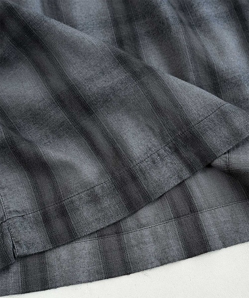 SOLAMONAT LARME（ソラモナラーム）の「ネルチェックキュロット（その他パンツ・レディース・ブラウン/グレー・38）」の10枚目の写真