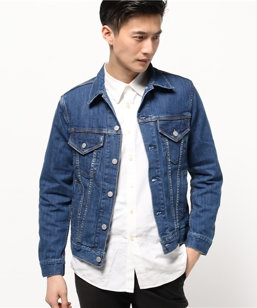 AMERICAN RAG CIE（アメリカンラグシー）の「AMERICAN RAG CIE　デニムジャケット 3rd TYPE / 113-GTR-M161-BL039（デニムジャケット・メンズ・インディゴブルー・1/2）」の4枚目の写真