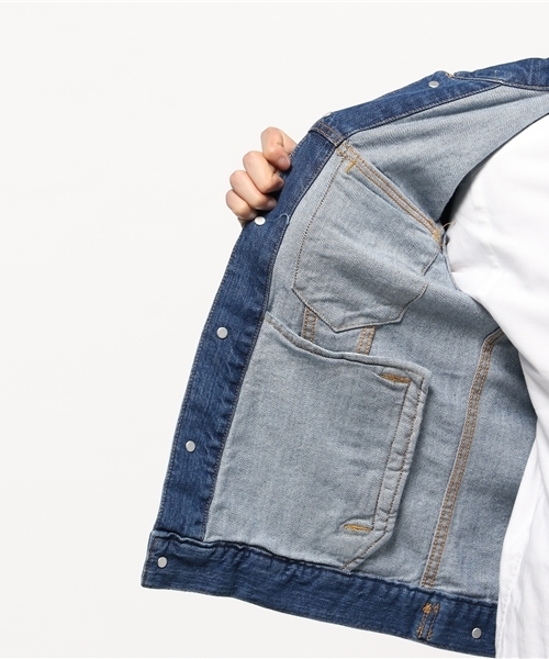 AMERICAN RAG CIE（アメリカンラグシー）の「AMERICAN RAG CIE　デニムジャケット 3rd TYPE / 113-GTR-M161-BL039（デニムジャケット・メンズ・インディゴブルー・1/2）」の8枚目の写真