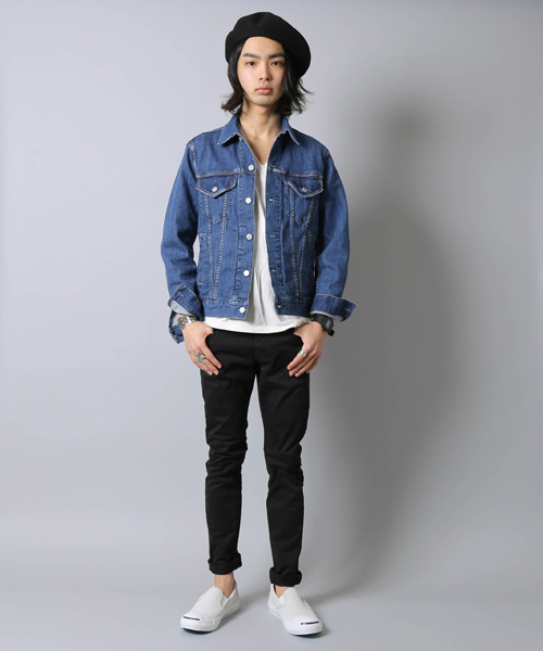 AMERICAN RAG CIE（アメリカンラグシー）の「AMERICAN RAG CIE　デニムジャケット 3rd TYPE / 113-GTR-M161-BL039（デニムジャケット・メンズ・インディゴブルー・1/2）」の11枚目の写真