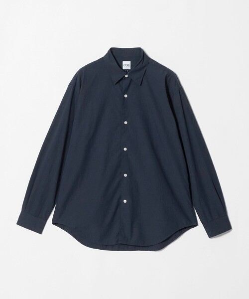 California General Store（California General Store）の「＜CGS.＞オーガニックコットン タイプライター レギュラーカラー シャツ（シャツ/ブラウス・メンズ・ネイビー/ホワイト/コバルトブルー・M/L/S）」の2枚目の写真